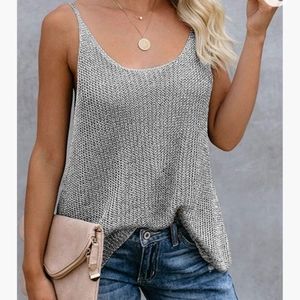 NEW Grey knit tank